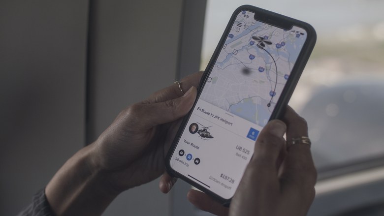Alle med en Uber app vil kunne bestille helikopter rejser melem Manhattan og New Yorks JFK lufthavn. (Foto: Uber)