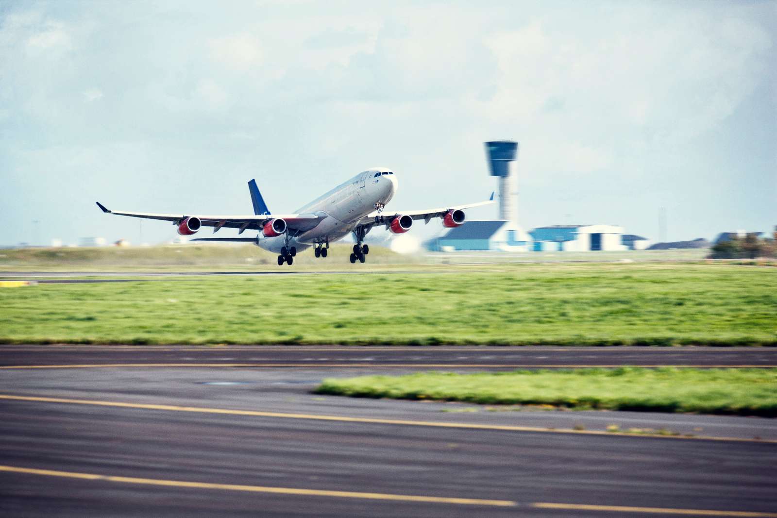 I april havde Københavns Lufthavn i gennemsnit 25 starter og landinger om dagen. Normalt er der 750. (Foto: Ernst Tobisch / Københavns Lufthavn)