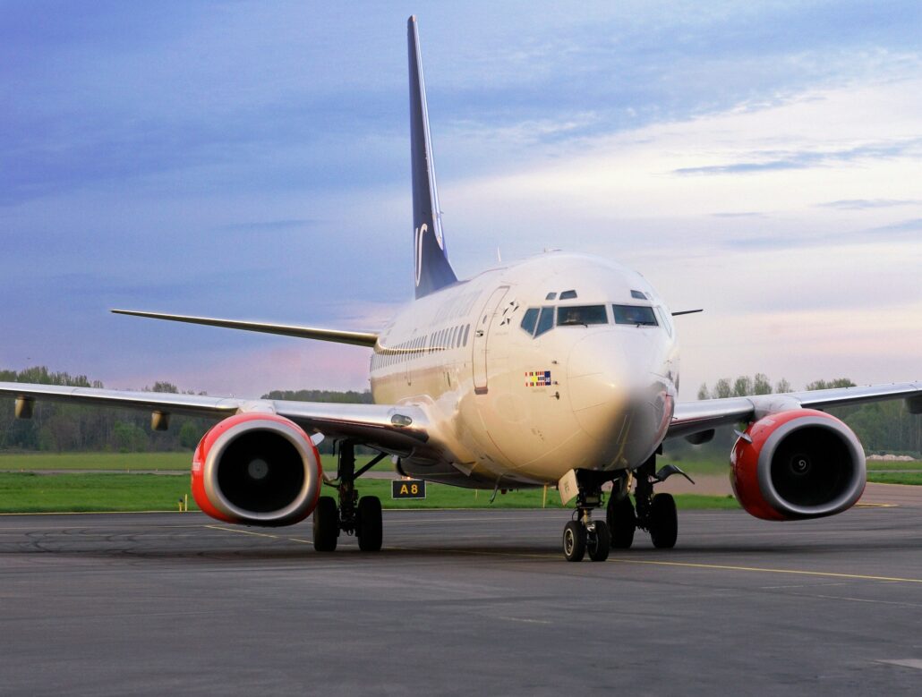 Dan Viking bliver den sidste Boeing 737, som SAS sender i luften. Det sker på en afskeds-rejse for den populære flytype, som går fra Arlanda lufthavne i Stockholm til Gardermoen i Oslo søndag den 19. november om aftene. (Foto: SAS)