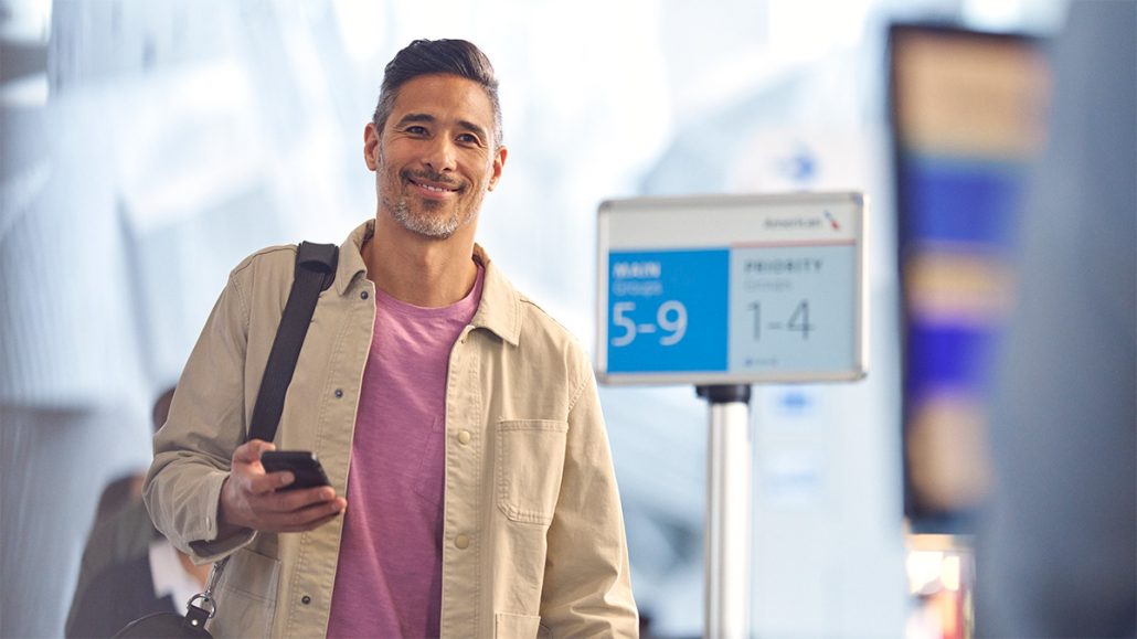 American Airlines får indført digital boarding i 100 af sine lufthavne i år. (Foto: American Airlines)