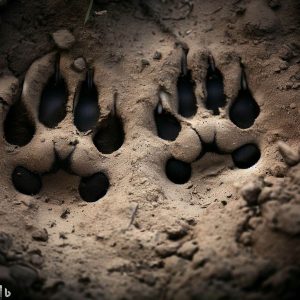 Badger footprint
