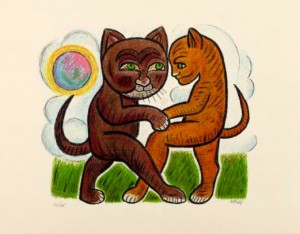 Henry Heerup: 'Dansende katte'