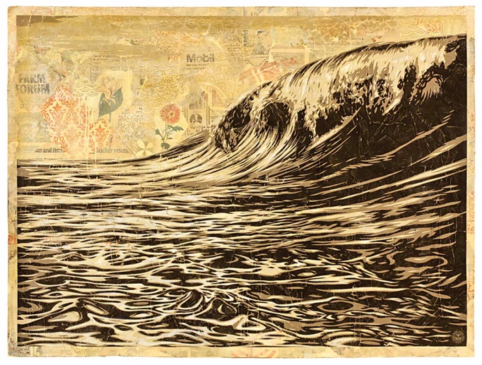 Shepard Fairey: 'Dark Wave'