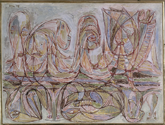 Asger Jorn: 'Tunesisk drøm', 1948