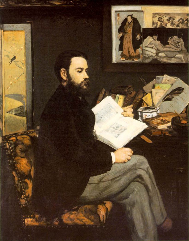 Édouard Manet: 'Portræt af Emile Zola', 1868