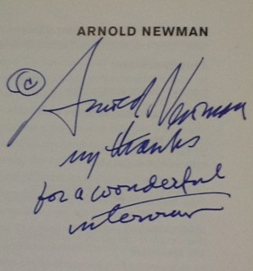 Arnold Newmans hilsen