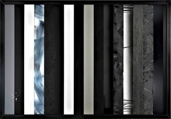 Anselm Reyle: 'Uden titel', 2008. Findes i Arkens samling