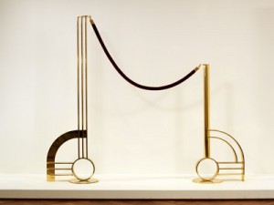 Roy Lichtenstein: 'Modern Sculpture with Velvet Rope', 1968
