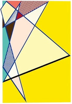 Fra Roy Lichtensteins serie 'Perfect/Imperfect', 1978-1989