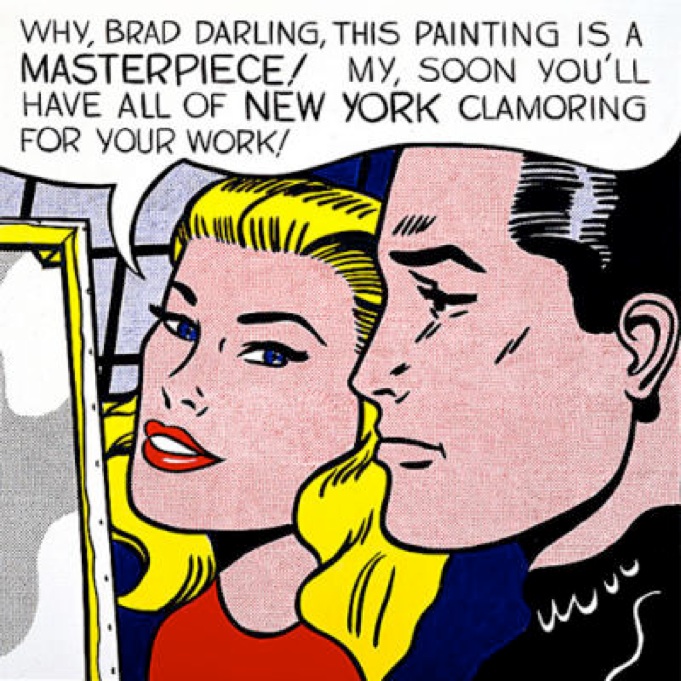 Roy Lichtenstein: 'Masterpiece', 1962