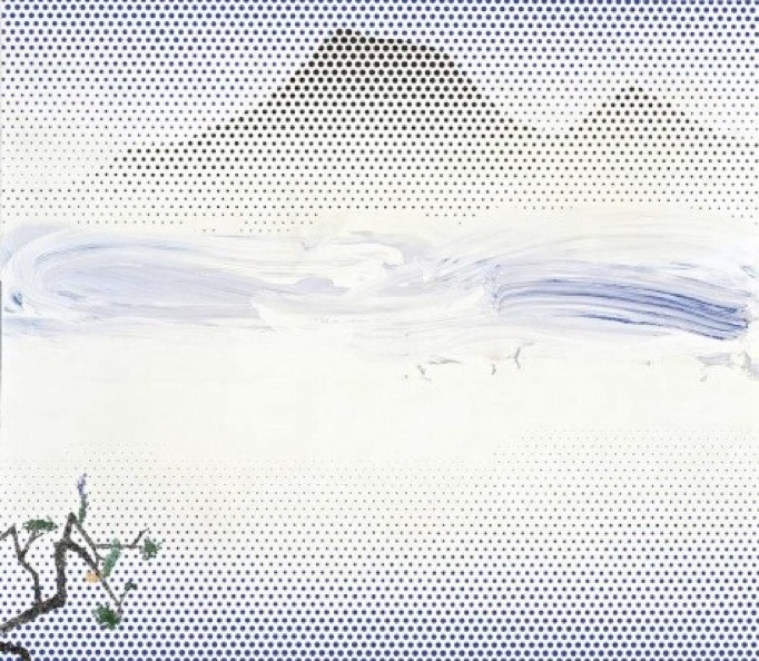 Roy Lichtenstein: 'Landscape in fog', 1996
