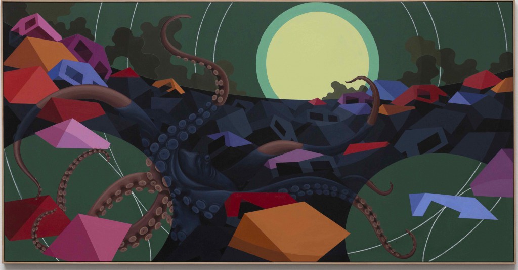 Eske Kath: 'Blackboard Kraken. blackboard Jungle', 2012. Foto: Anders Sune Berg