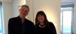 Christian Lemmerz og mig i Hans alf Gallery, juni, 2015