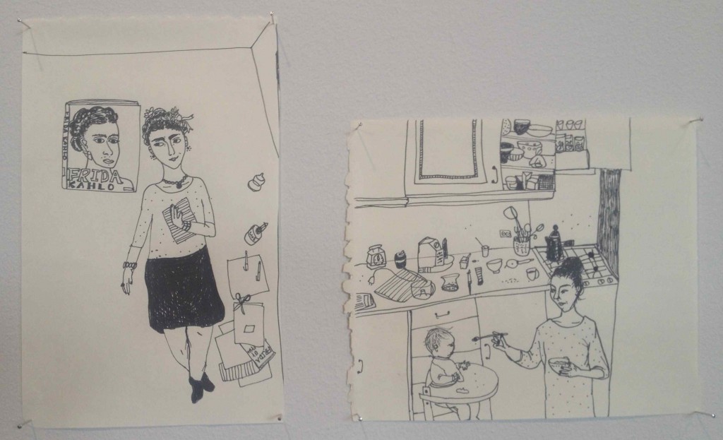 Johanne Helga Heiberg Johansen: 'Dear Frida', 2015, udsnit