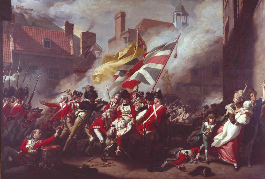 John Singleton Copley: 'The Death of Major Peirson, 6 January 1781', 1783. ©  Tate
