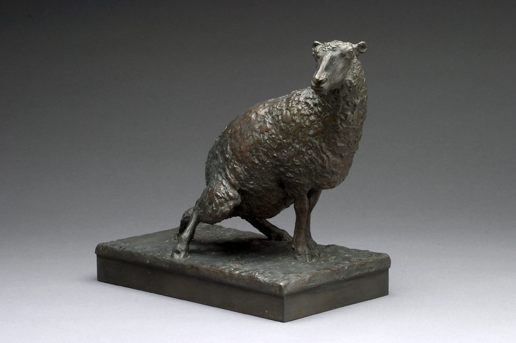 Anne Marie Carl-Nielsen: 'Forskrækket får', ca. 1887 eller ca. 1899. Bronze. H. 23 cm. Carl Nielsen Museet. Foto: Niels Ulrich Hansen