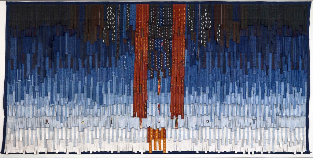 Abdoulaye Konaté: 'Brésil (Guarani)', 2015. Courtesy the artist and Blain|Southern