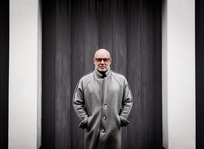 Brian Eno. Pressebillede fra Kunsthal Charlottenborg, 2016