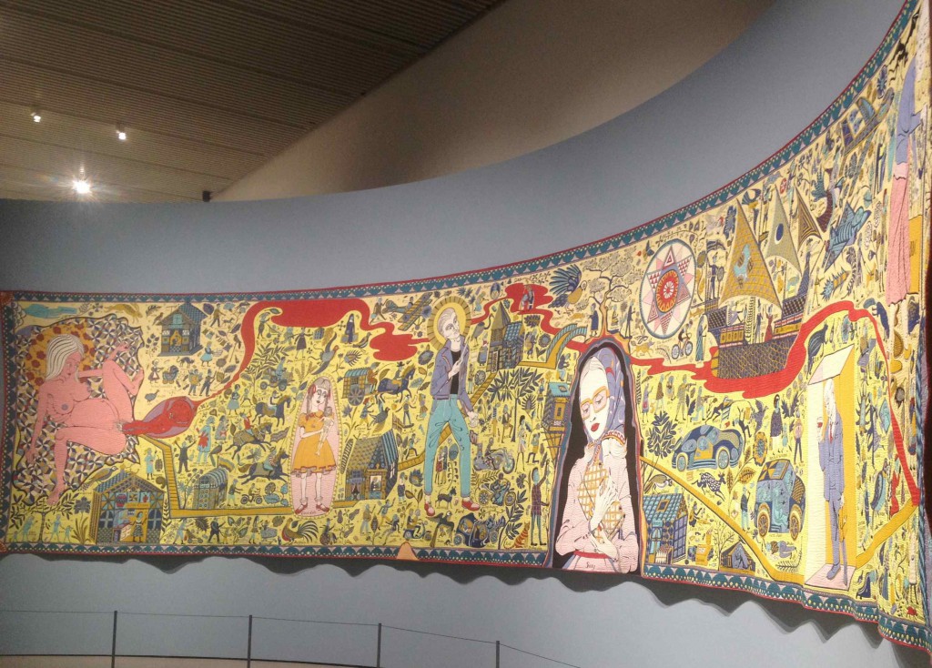 Grayson Perry: 'The Walthamstow Tapestry', 2009. Eget foto fra ARoS