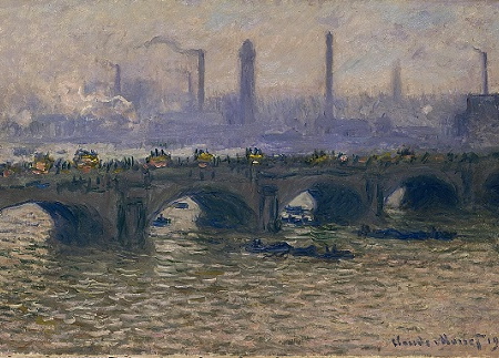 Claude Monet: 'Waterloo Bridge, gråvejr', 1903. Ordrupgaard