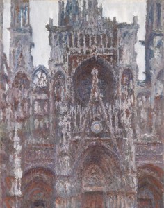 Claude Monet: 'Katedralen i Rouen. Indgangsportalen set forfra. Harmoni i brun', 1892-1894. Musée d'Orsay, Paris