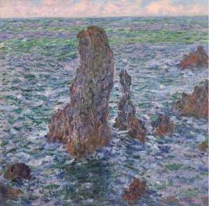 Claude Monet: 'Les Pyramides de Port Coton', 1886. Arp Museum