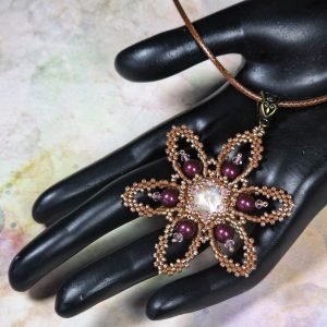 Kralen Rijgpatroon – Star Flower Ornament/Hanger (Digitale PDF-handleiding)
