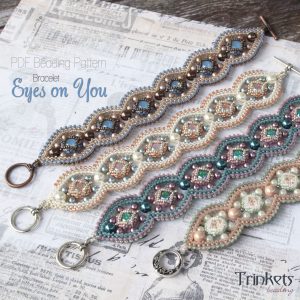 Kralen Rijgpatroon – Armband Eye On You (Digitale PDF-handleiding)