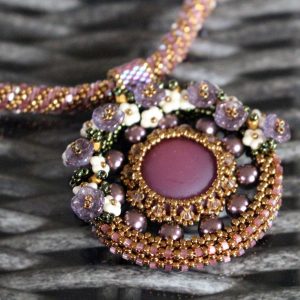 Kralen Rijgpatroon – Flower Wheel Pendant (Digitale PDF-handleiding)