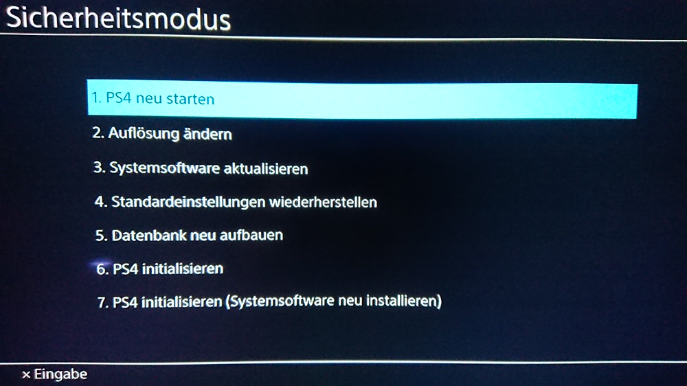 Playstation 4: Datenbank neu aufbauen, auf Werkseinstellung zurücksetzen  oder Firmware im abgesicherten Modus installieren; so geht's [PS4-Sicherheitsmodus]  - Trippy Leaks