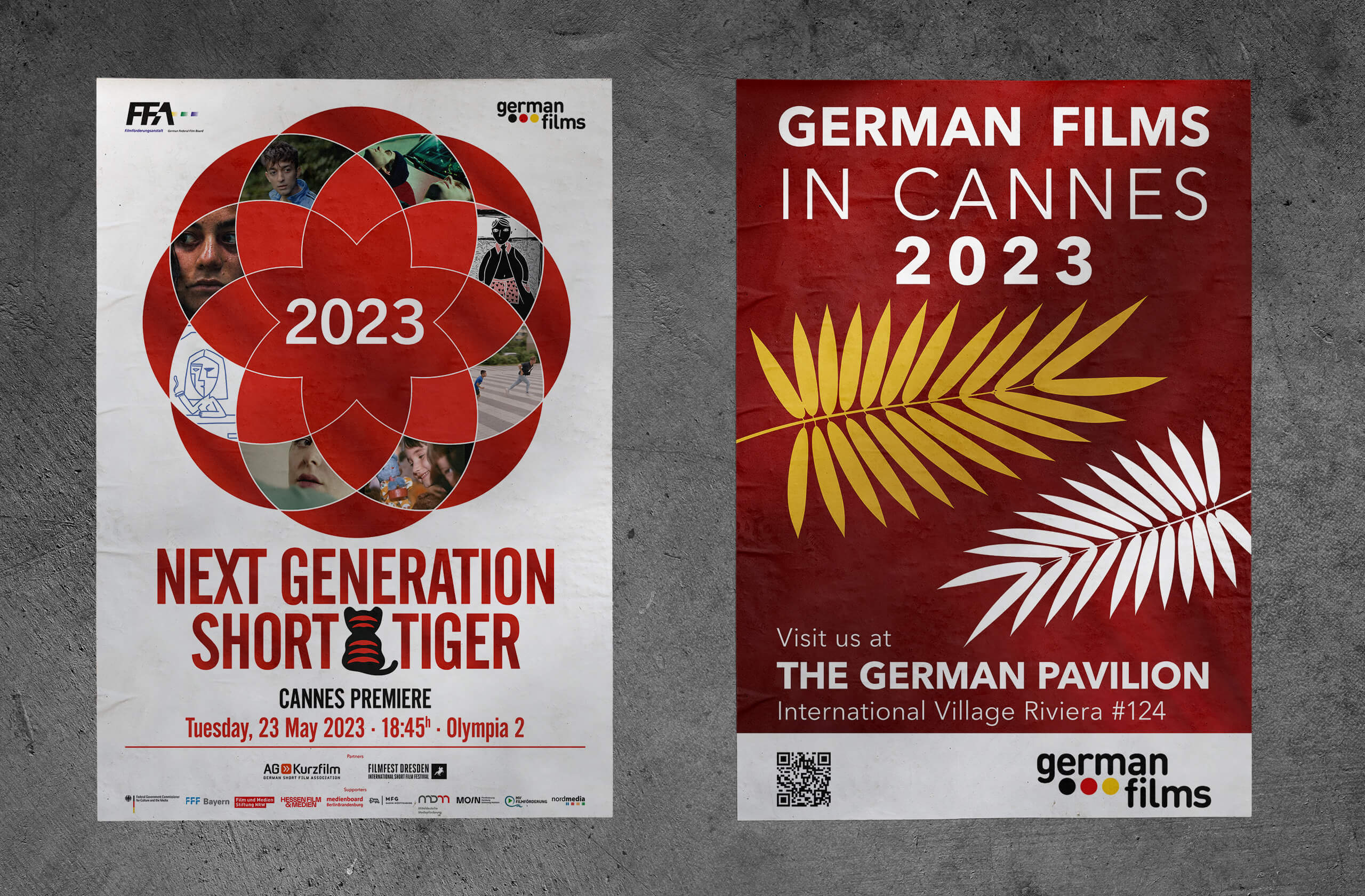 triptychon.design Poster Cannes 2023 und Next Generation 2023