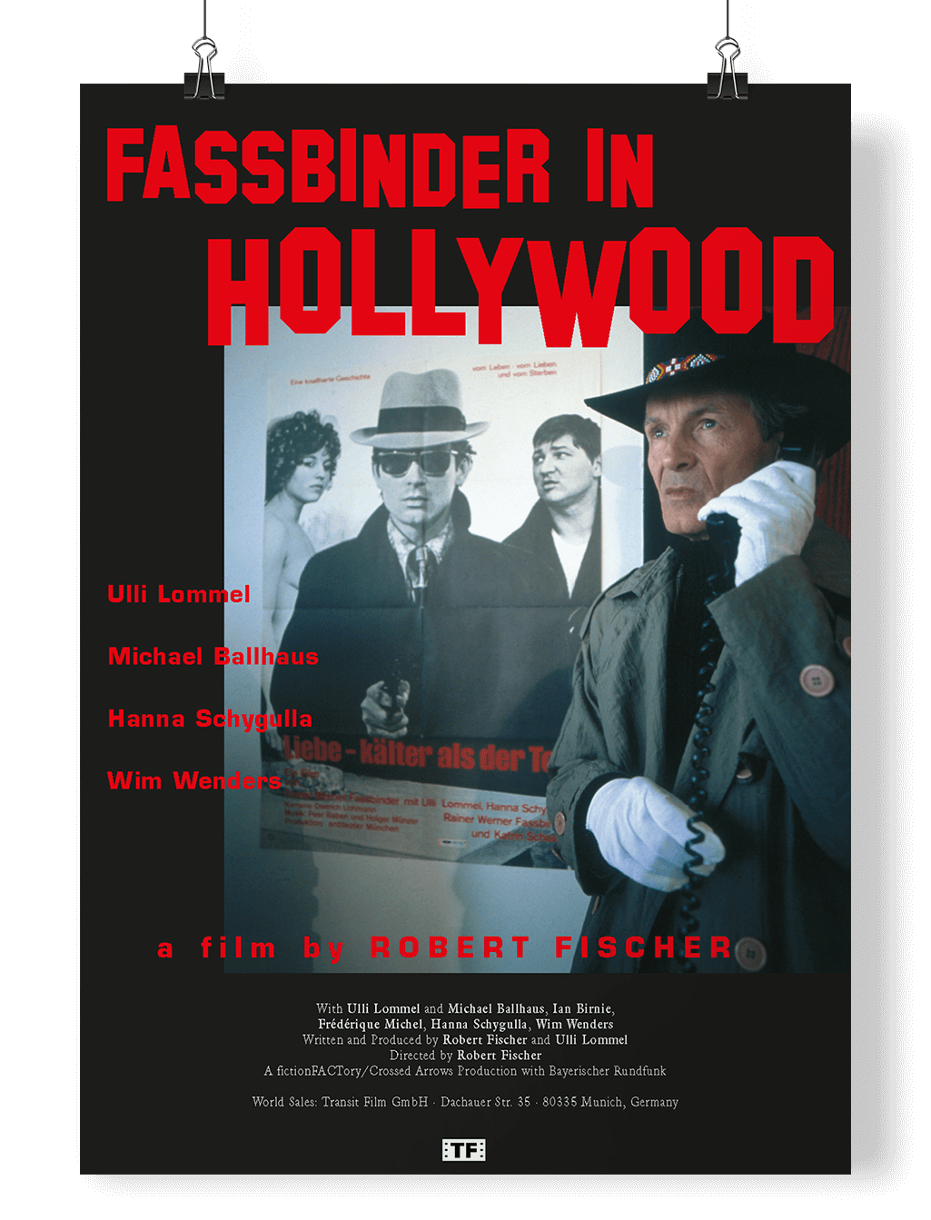 triptychon.design Poster Fassbinder in Hollywood