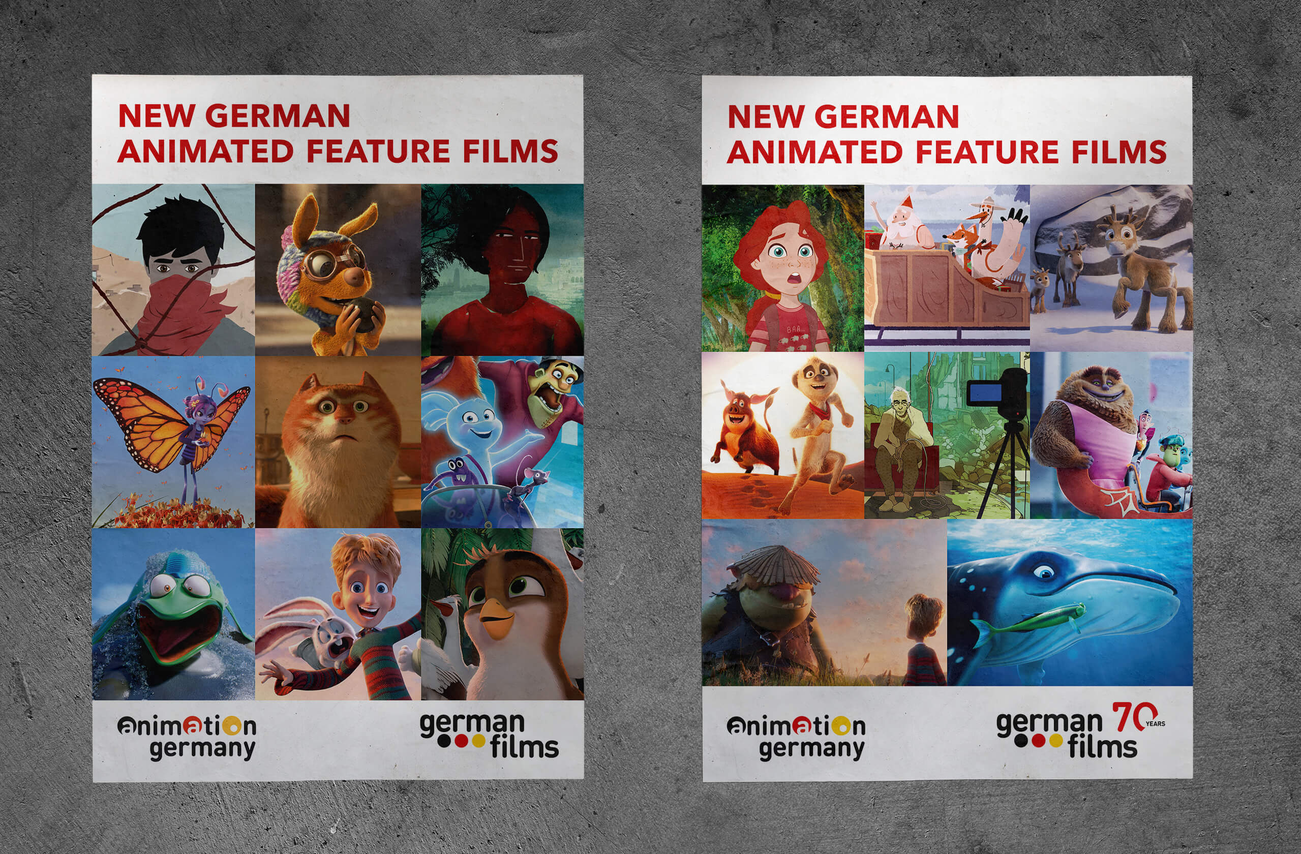 Animation Germany Motive 2023 und 2024