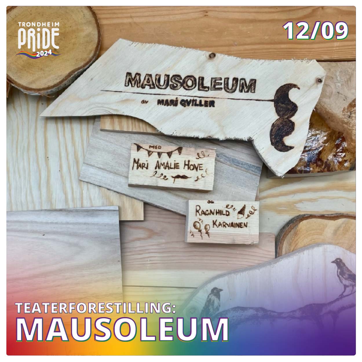 Poster for teater play named Mausoleum