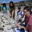 Troop alumnus, Eagle Scout and current geology student Daniel counseled the geology merit badge at Torrey Pines.