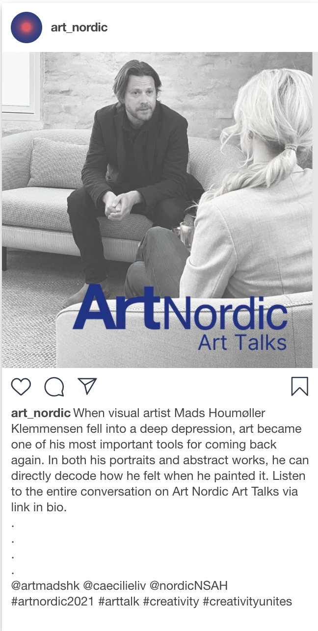 Art Nordic Art Talks markedsføring på sociale medier