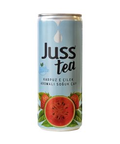 Juss Tea Watermelon Aardbei Blik 24x250ml
