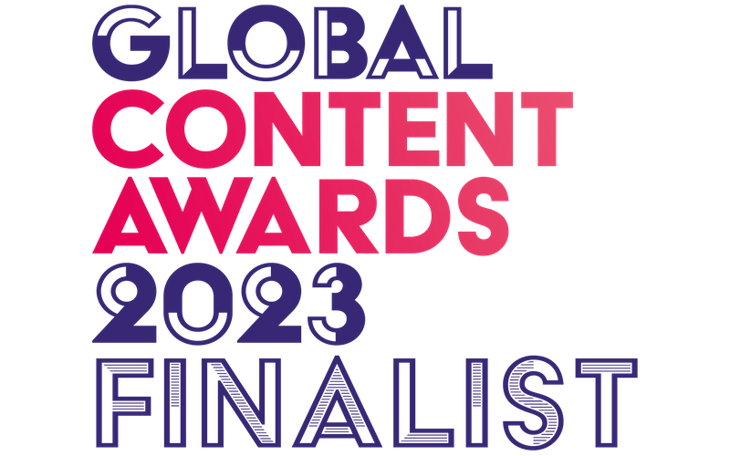 We are finalists! Best Global Integrated Content Campaign 2023