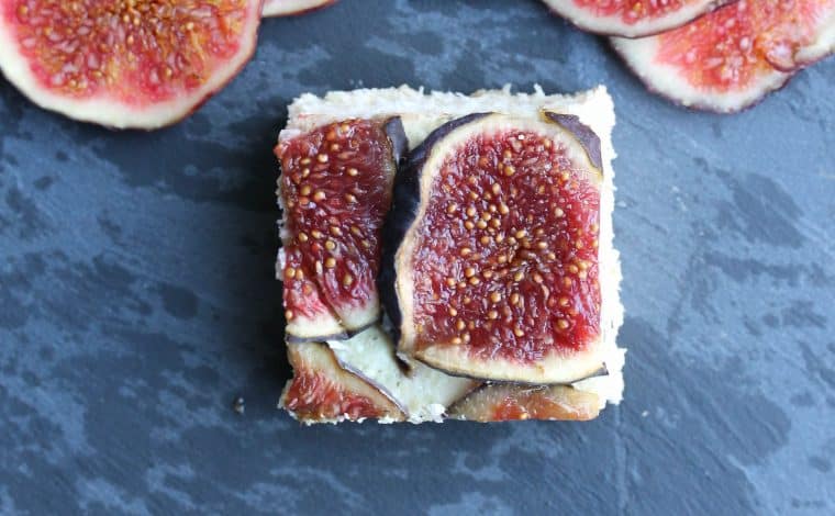 Coconut Cheesecake Fig Chunks - Truefoodsblog