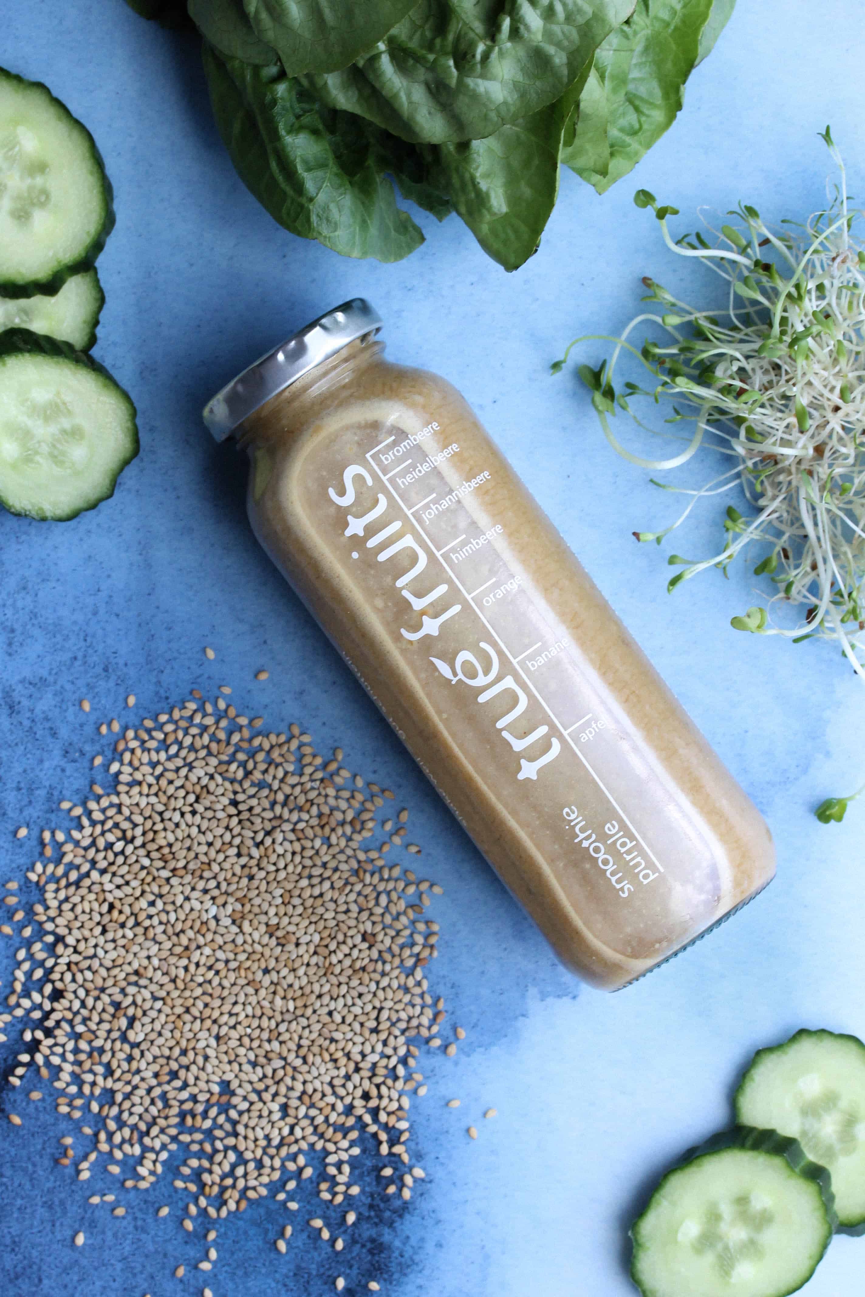 Tahini Miso Salad Dressing - "Ideal for Salads with Grains" - Truefoodsblog