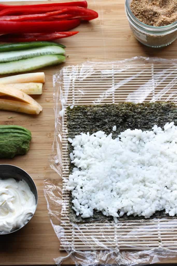 Easy homemade sushi by Truefoodsblog