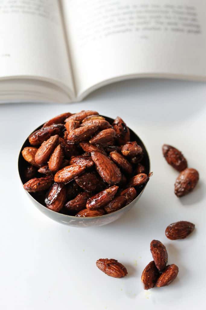 Salty_Sweet_Glazed_Almonds_Truefoodsblog
