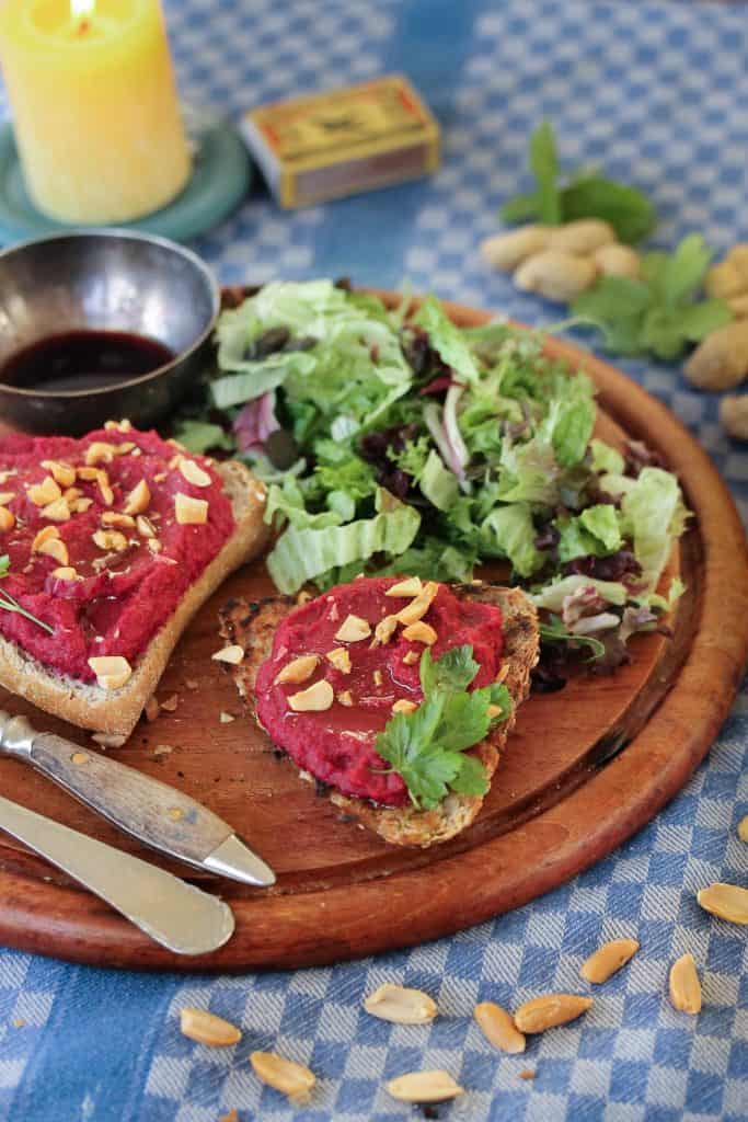Red Beet Bruschetta Truefoodsblog