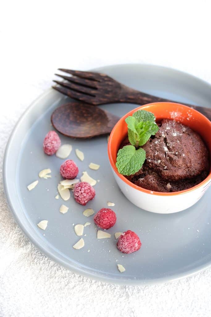 Vegan Chocolate Mug Cake - Truefoodsblog