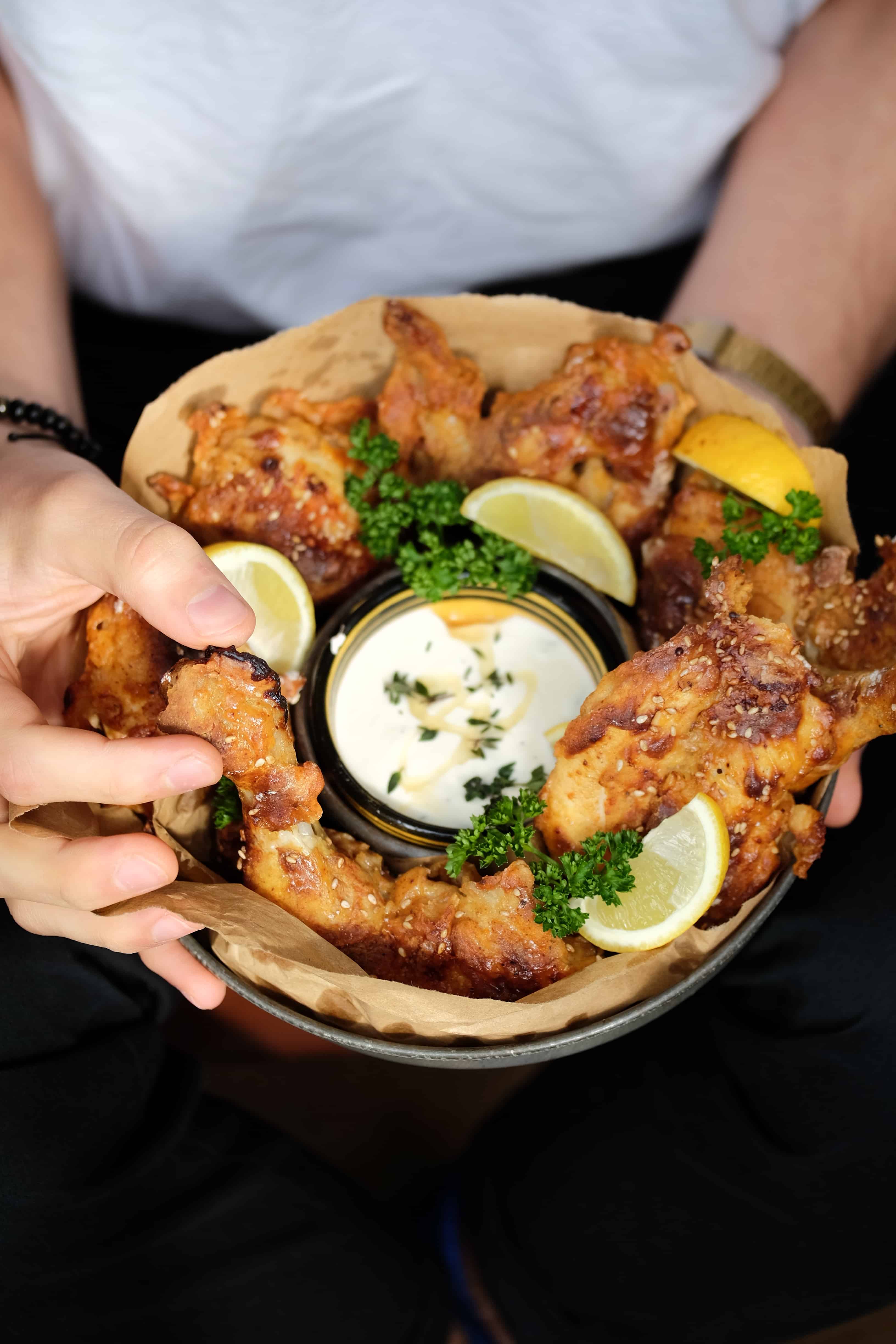 Crispy Buttermilk Chickenwings - Spread your wings - Truefoodsblog