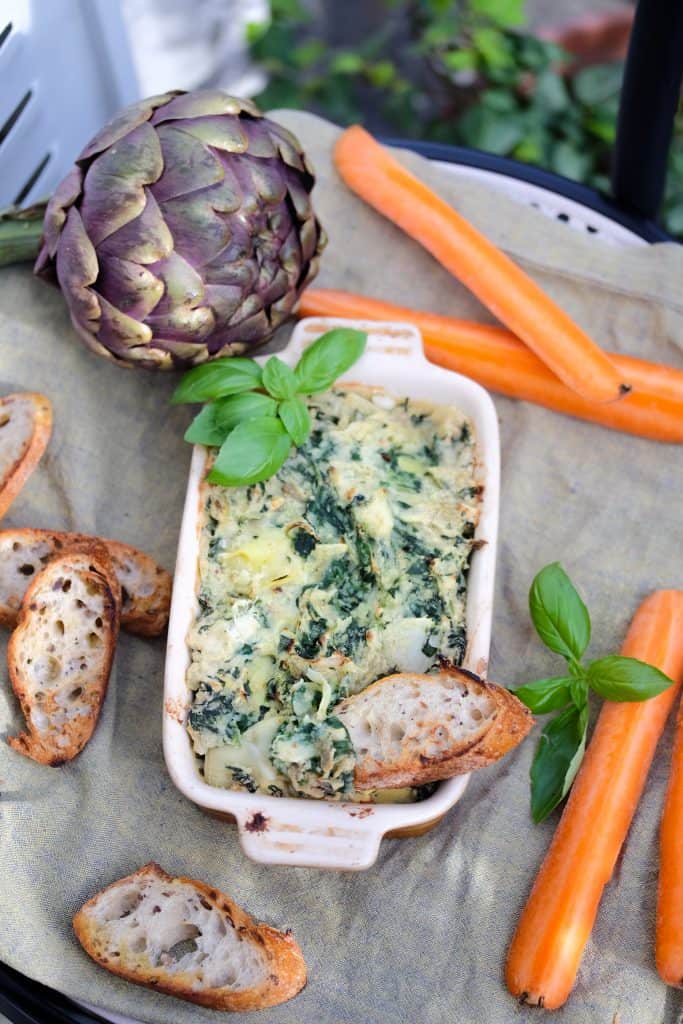 Vegan Spinach'n Artichoke Dip - Truefoodsblog