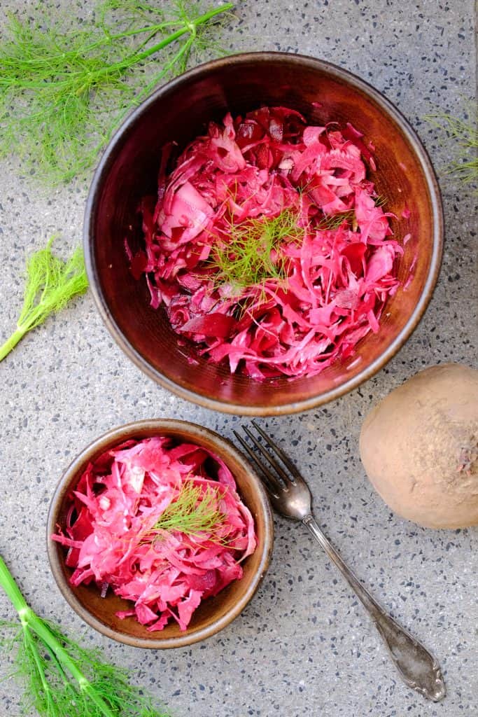 Red Beet & Fennel Salad - Truefoodsblog