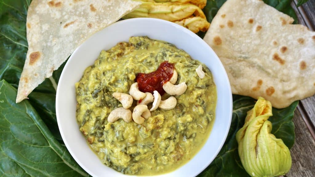 Vegan Silverbeet Zucchini Curry - "Vitamins fresh from the Garden" by Truefoodsblog