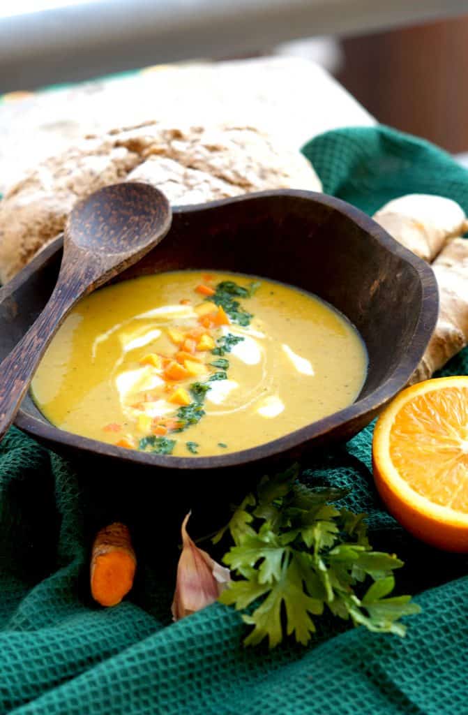 Healing Pumpkin-Curcuma-Ginger Soup - A Real Flu Killer by Truefoodsblog 6