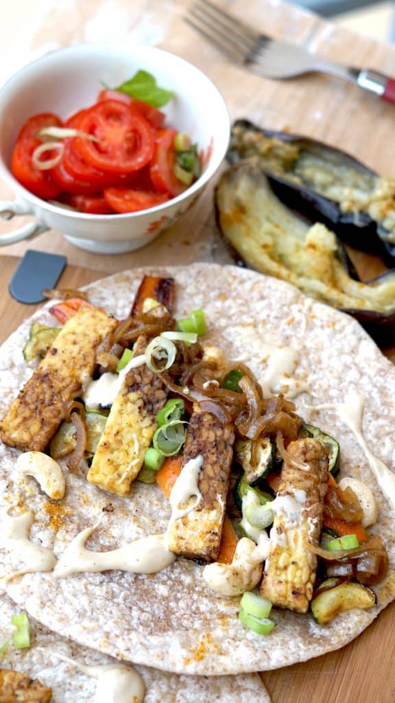 Vegan Tempeh Wrap - Throwback Bali special by Truefoodsblog 2